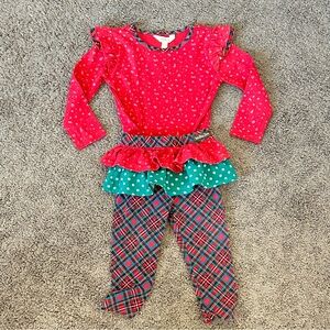 18-24M Matilda Jane Santa Baby
Bodysuit with Run Run Rudolph Pants